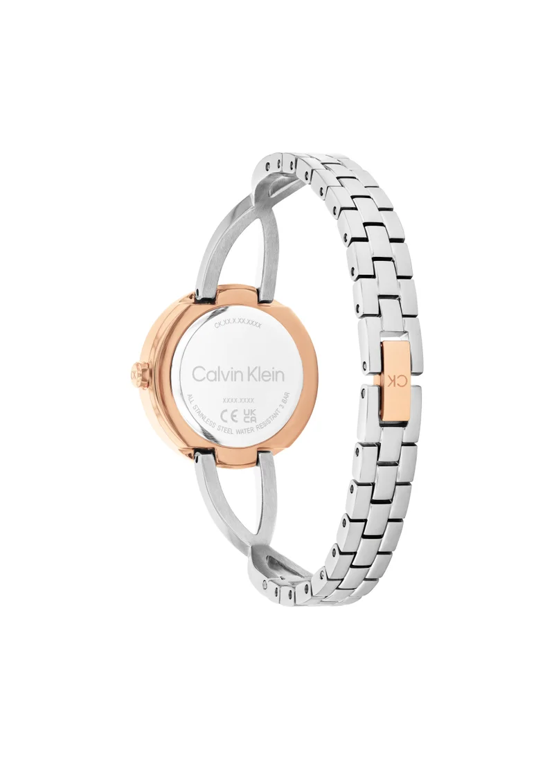 كالفن كلاين Sculpted Embrace Steel Strap Watch