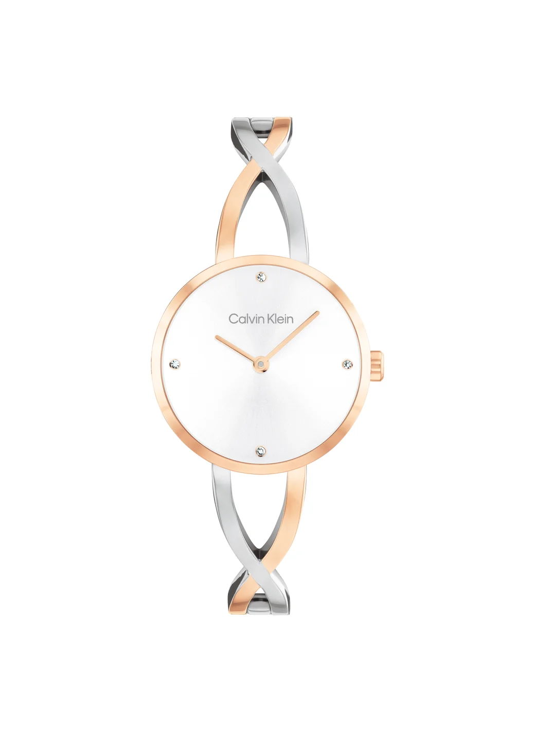 كالفن كلاين Sculpted Embrace Steel Strap Watch