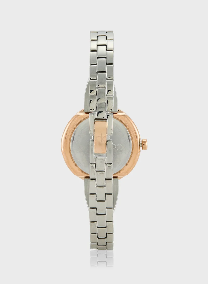 كالفن كلاين Sculpted Embrace Steel Strap Watch