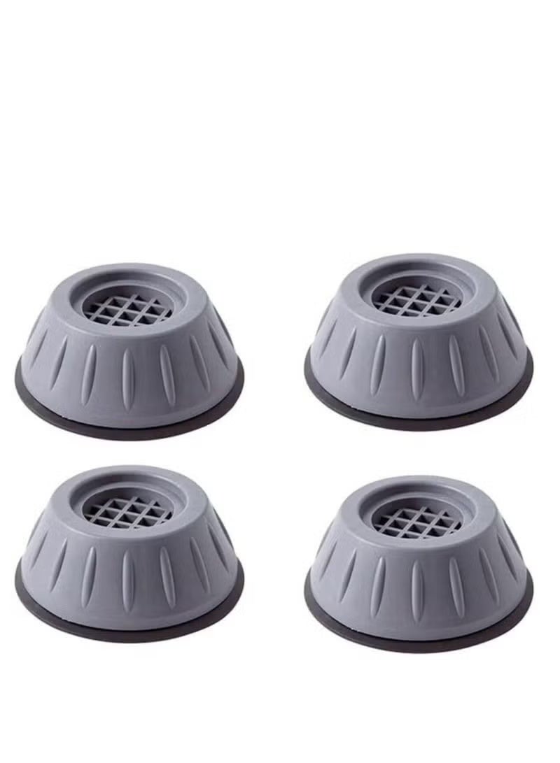 Anti-Vibration Washing Machine Rubber Feet Pads - Shock Absorbing, Adjustable & Anti-Slip Base for Washer & Dryer (4 Pcs) - Multicolour - Image 2