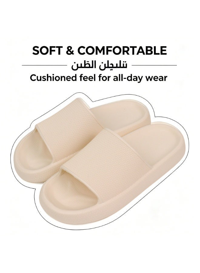 Unisex Slide Slippers EVA Men Women Lightweight Indoor Outdoor Beach Shock Absorbing Wear Resistant - Image 2