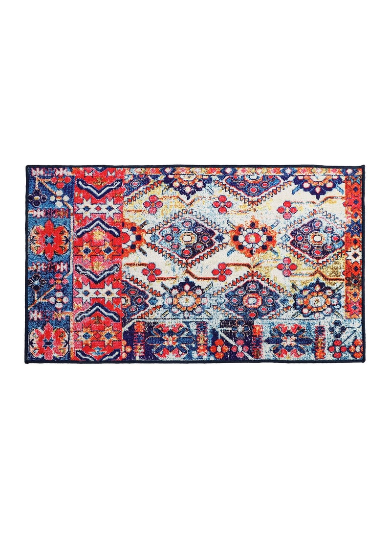 Status Contract Status Contract Rugs for Living Room | (5x7ft) Printed Carpet for Living Room Decor|Anti Skid Backing Home Essentials|Aesthetic Vintage Decor Carpet for Bedroom|Boho Rugs for Living Room (Vintage 406)  - Image 3