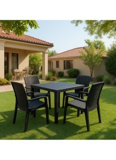 ALMUFARREJ Dining table for kitchen and open space made of strong plastic 80cm without chairs  - Image 1
