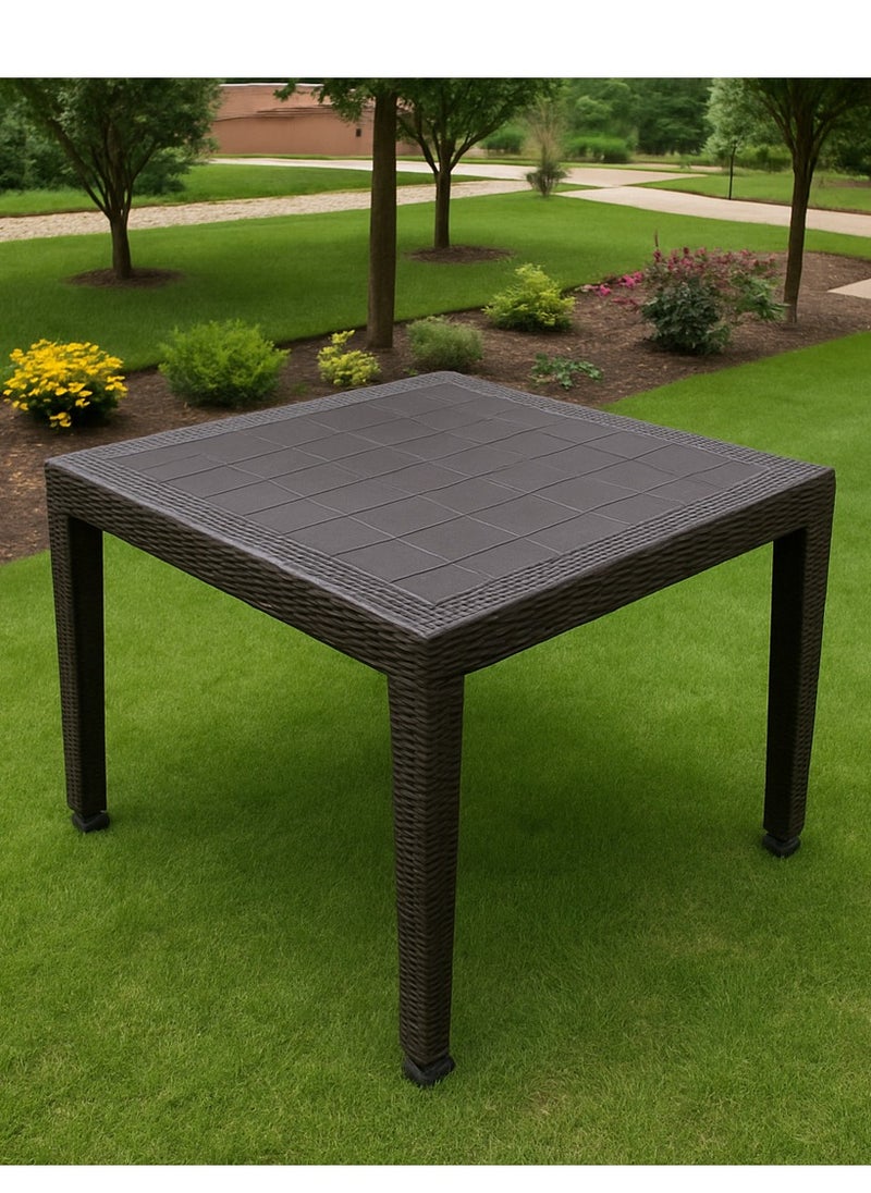 ALMUFARREJ - Dining table for kitchen and open space made of strong plastic 80cm without chairs - Image 1