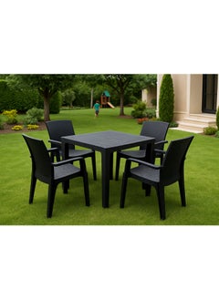 ALMUFARREJ Dining table for kitchen and open space made of strong plastic 80cm without chairs  - Image 4
