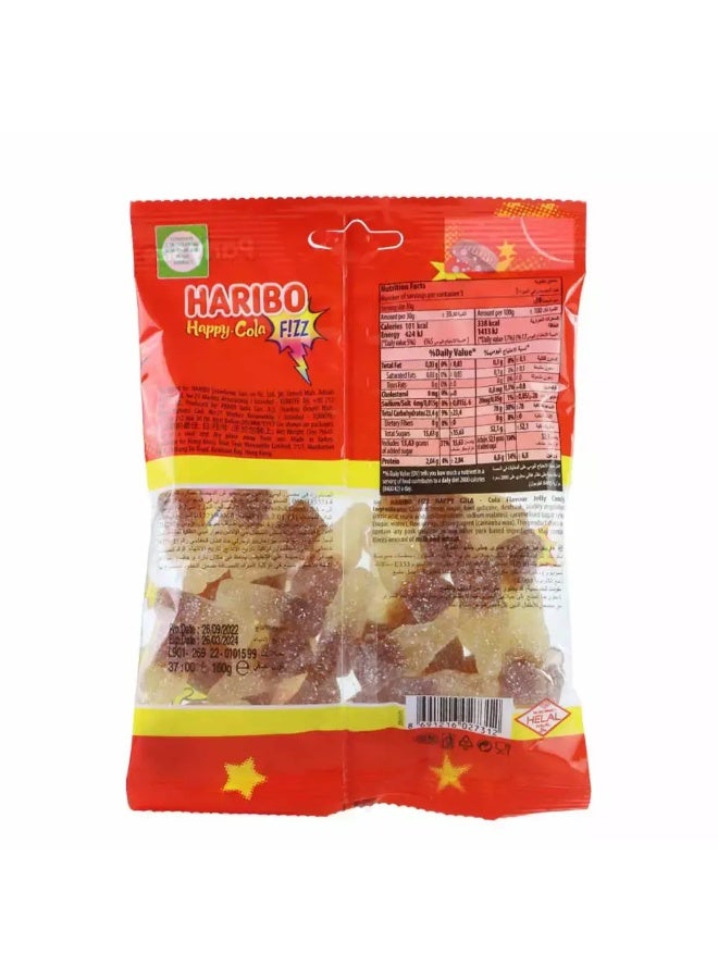 Haribo Happy-Cola Sour Fizz Candy- 160gms - Image 2