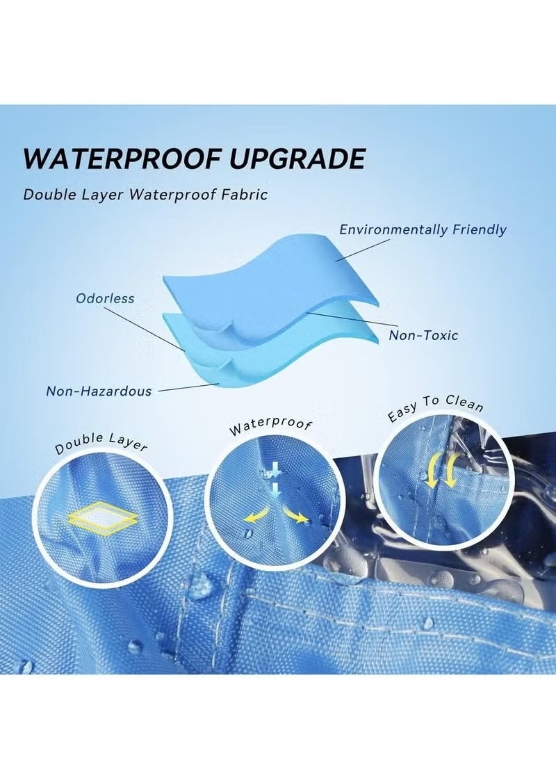 Air Conditioner Cleaning Cover Dust Washing Bag for large size 2P-3P Wall Mounted AC Service with pipe