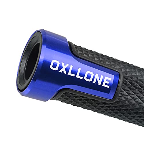 OXLLONE 22MM 7/8'' Universal Motorcycle Handlebar Grips With Grip Ends Compatible with GSXR GSX-R 125 250 300 600 750 1000 (Blue) - Image 5