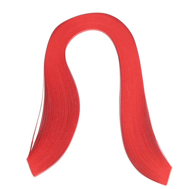 klarako Quilling Paper, Quilling Paper Strips 3mm Width Pure Color for Festival for Child(red) - Image 2