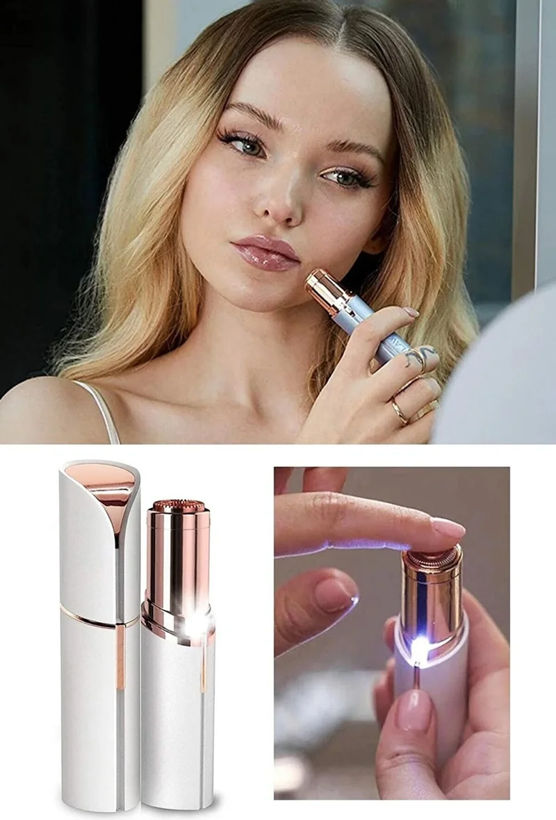Mobee Crystal Epilator Hair Removal Epilator and Hair Removal Tool Facial Hair Eyebrow Mustache Removal Epilator Set of 2
