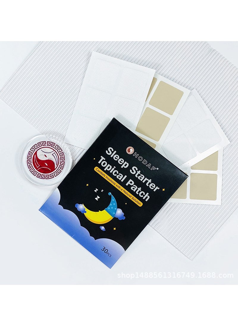 Hodaf - HODAF Sleep Patches (Pack of 30) | Infused with Magnesium, Melatonin and Valerian Root Extract | Plant-Based and Water-Resistant - Image 1