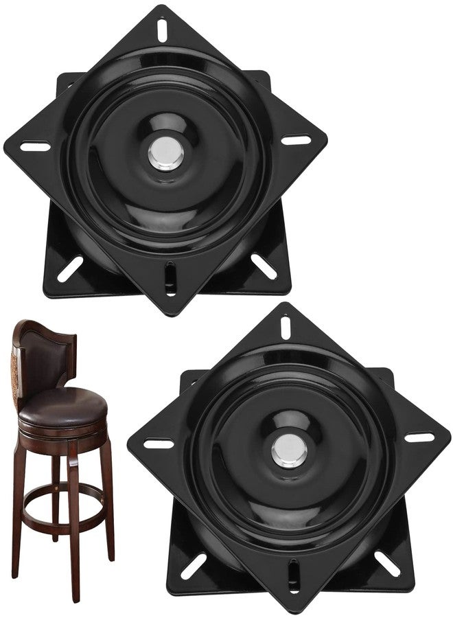 HOZEON 2 PCS 6 Inch Boat Seat Swivel, Ball Bearing Swivel Plate, Chair Swivel Base Parts Bar Stool Swivel Replacement for Barstools, Recliner Chair, Ball Bearing Swivel Boat Seat - Image 1