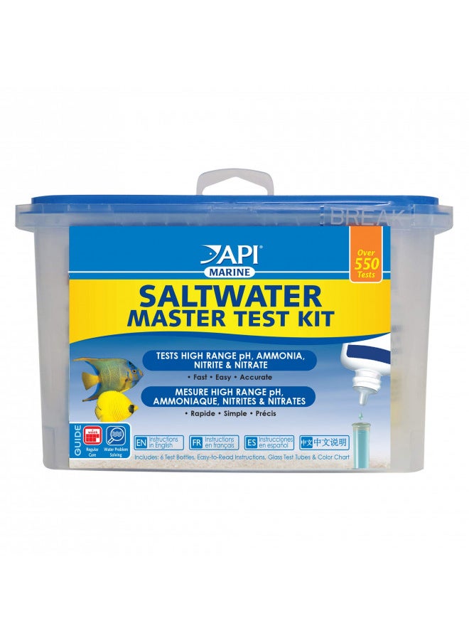 API API SALTWATER MASTER TEST KIT 550-Test Saltwater Aquarium Water Test Kit 