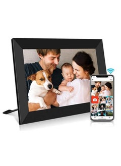 M MIAOYAN WiFi digital photo frame, 10.1-inch WiFi photo frame 1280*800 IPS touch screen Photos and videos can be shared anytime, anywhere via app 16GB memory  - Image 1