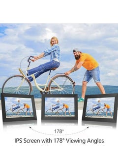 M MIAOYAN WiFi digital photo frame, 10.1-inch WiFi photo frame 1280*800 IPS touch screen Photos and videos can be shared anytime, anywhere via app 16GB memory  - Image 2