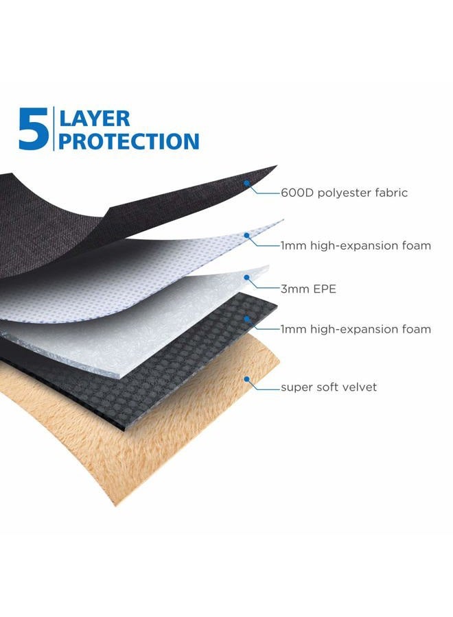 NIDOO Laptop Sleeve Case Notebook Bag Protective Handbag Cover 13-13.3 inch NVP108-13B_US@FBA - Image 5