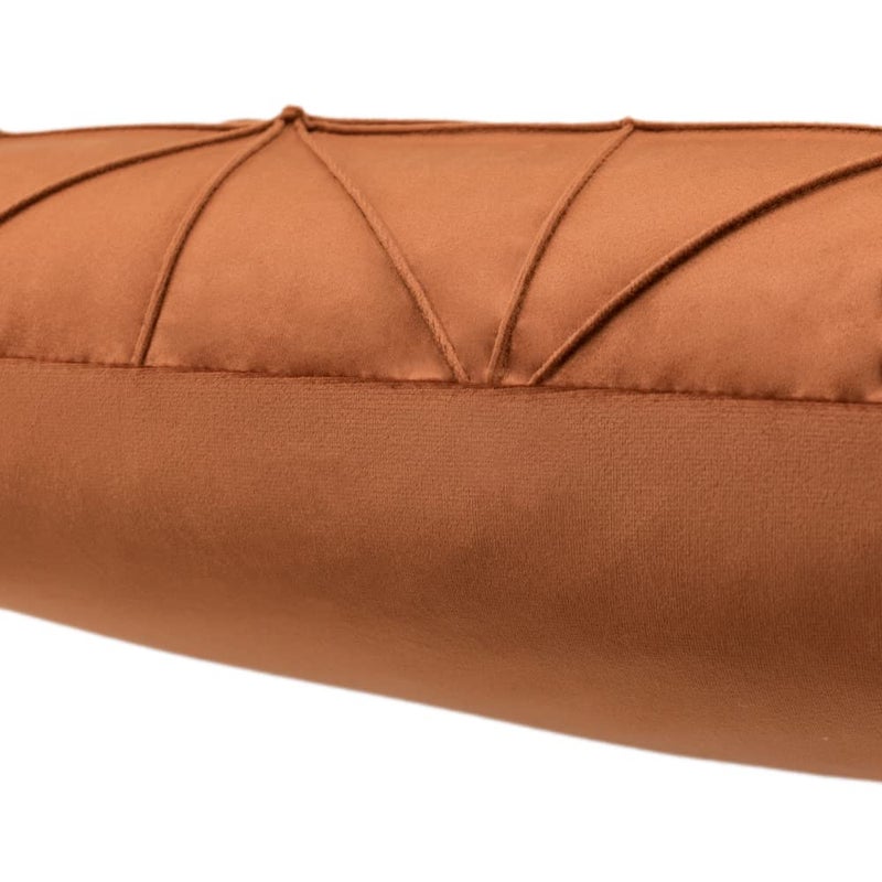 JWH SOFT VELVET رمي وسادة تغطية الزخرفة بسيطة هندسية وسادة سادة العلبة القطني وسادة وسادة السرير المنزل غرفة المعيشة 14x24 بوصة الصدأ Adobe - Image 4