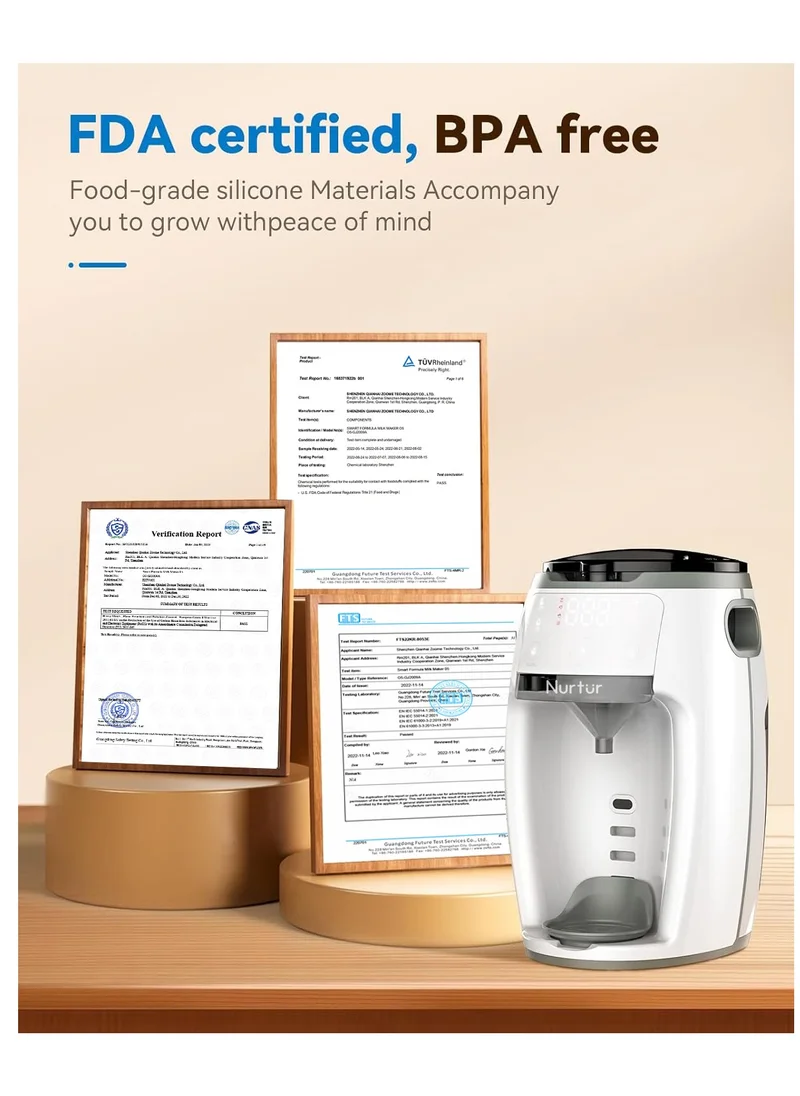 Nurtur Automatic Formula Pro Advanced Milk Dispenser Machine Instant And  Baby Milk Maker White