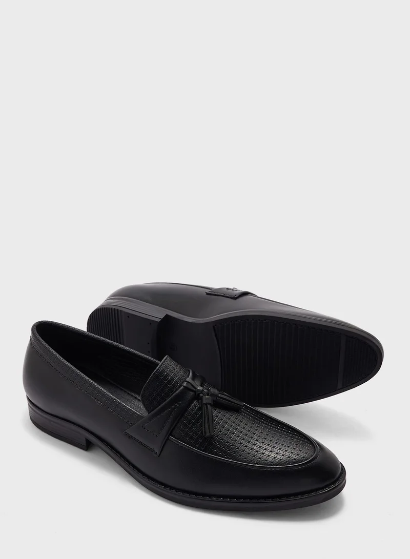 Robert Wood Tassel Detail Formal Slip Ons