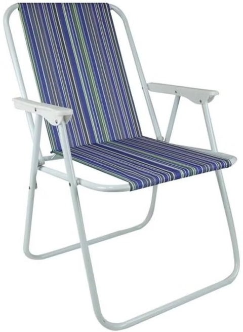 كرسي تخييم قابل للطي عالي الجودة  و خفيف الوزن بظهر مرتفع للتخييم في الهواء الطلق والشاطئ للتخييم و الرحلات