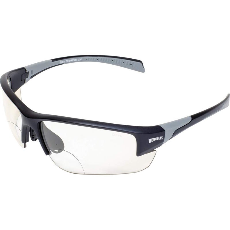 Global Vision Hercules 7 15 Bifocal Safety Glasses Photochromic Transitions Clear to Smoke Z871 for Day and Night Use