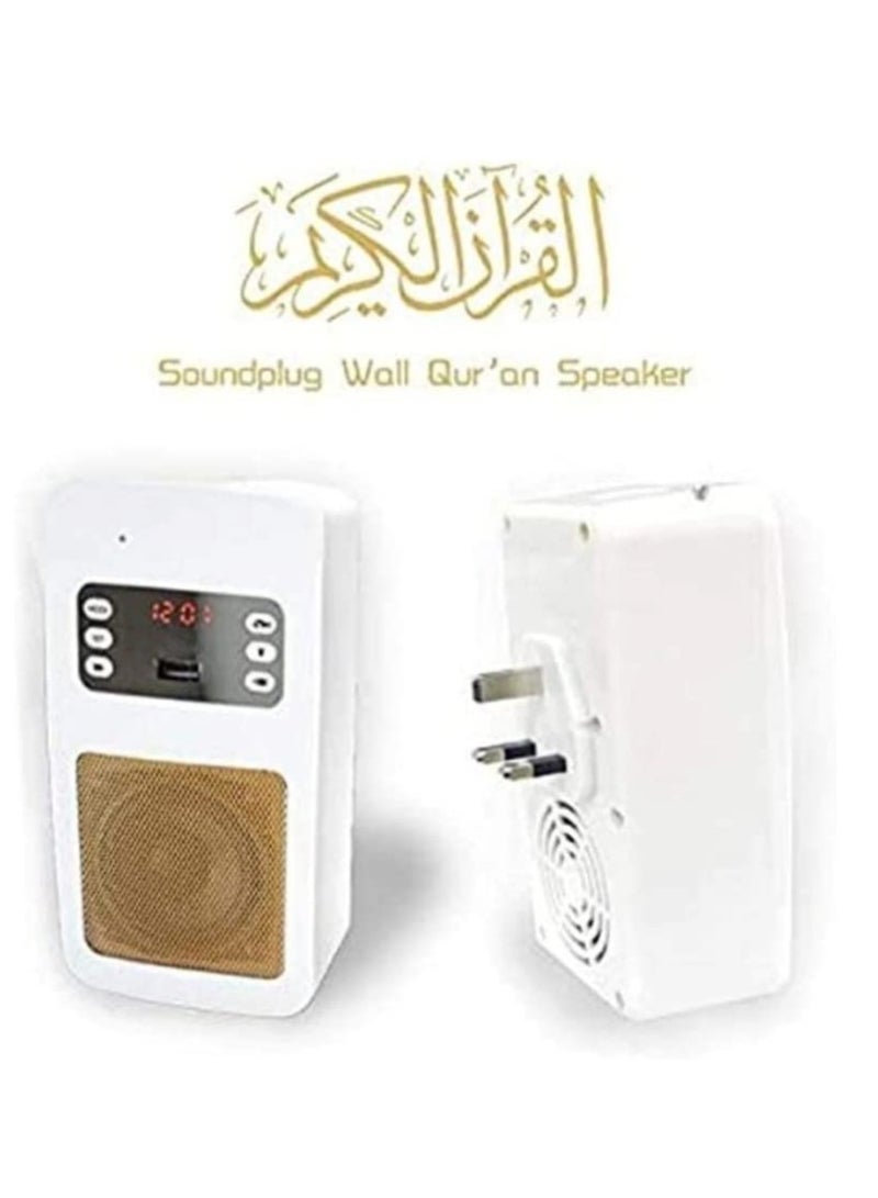 Equantu SQ-669 Smart Wall Plug Quran Speaker With Remote - Image 1