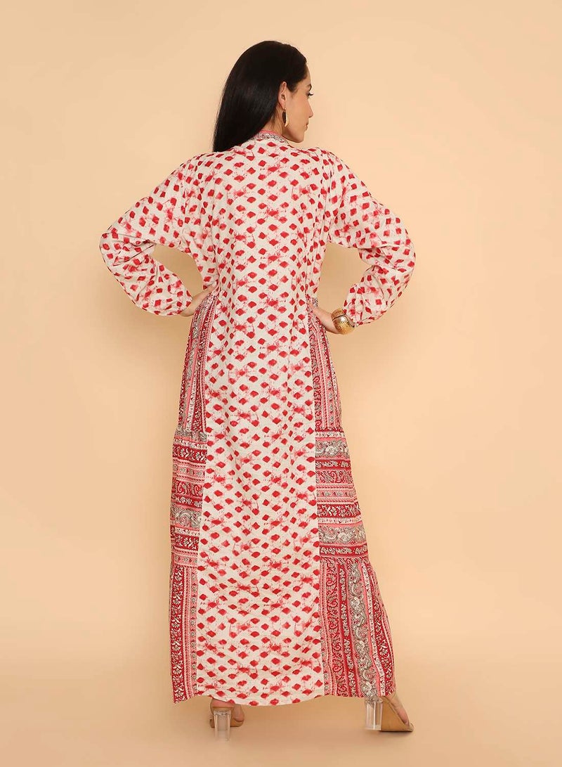 HANA & SARA Trendy long arabic jalabiya dress for women - Image 2