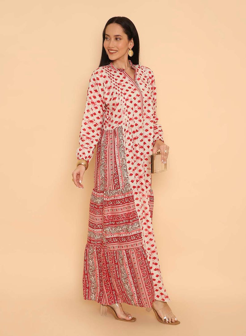 HANA & SARA Trendy long arabic jalabiya dress for women - Image 5