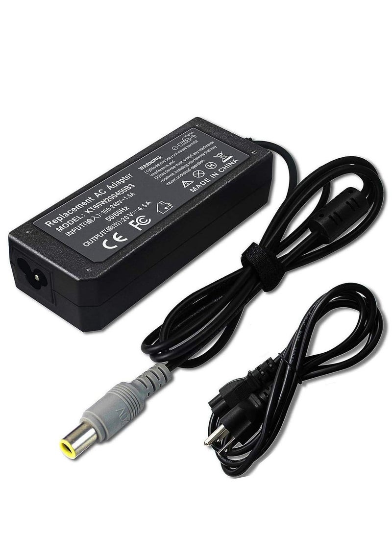 90W 92P1109 92P1156 40Y7659 Charger Compatible with Lenovo X230 X220 X131E T430 T430S T420 T410 T510 T530 92P1105 92P1107 92P1213 92P1155 93P5026 40Y7696 41R4493 42T4418 X200 T420S E530 T400 X201 - Image 1