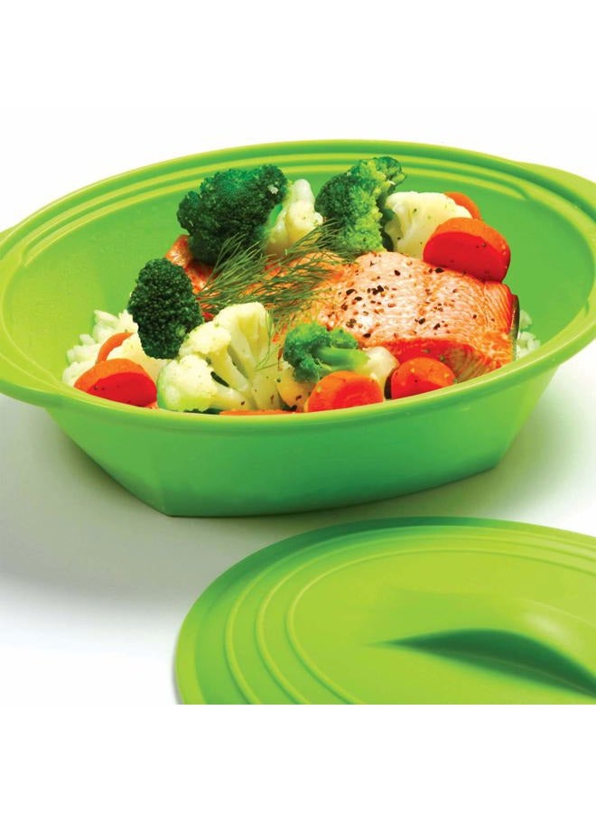 Norpro Silicone Steamer with Insert, Green - Image 5