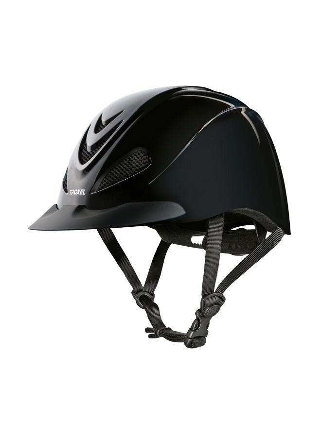 Troxel Unisex's Liberty Horseback Riding Helmet, Black, Medium (7-7 1/4) - Image 1