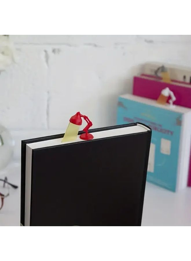 3pcs Set Black Cartoon Desk Lamp Bookmark Durable PP Material Book Page Marker - Image 4