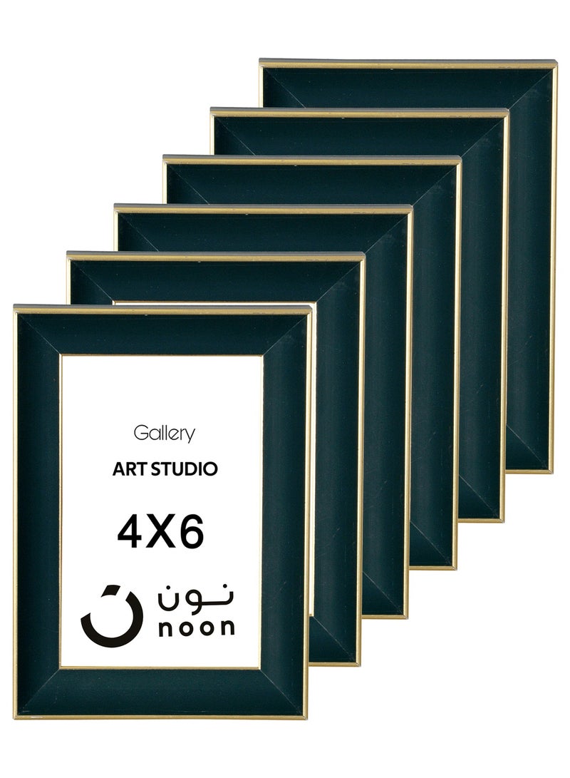 photo frame 4X6, Tabletop10X15 (6 pieces) Green - Image 1