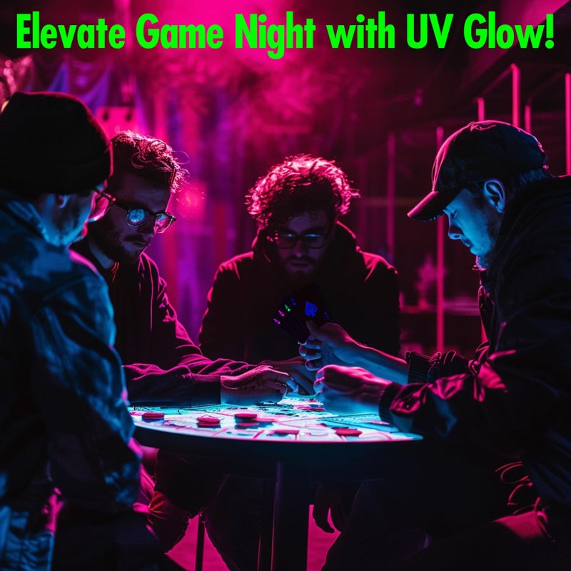 Funwares UV Black Light Playing Cards by Island Dogsâ€“ Neon Fluorescent Glow Deck for Black Light Games, Glow in the Dark Playing Cards, Parties â€“ Unique Cards, Durable, Great Gift for Collectors - Image 5