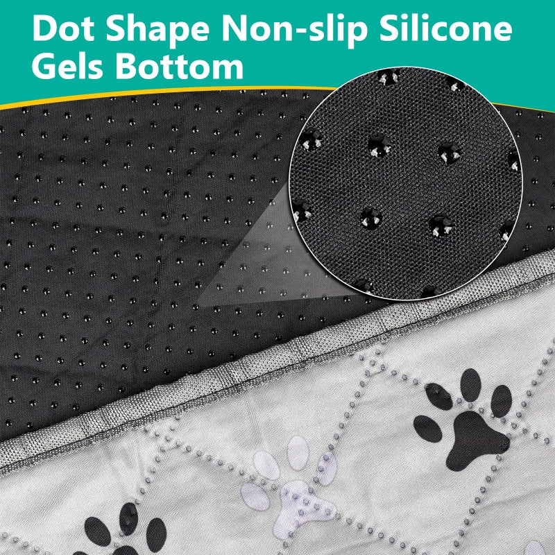 FURWEY 2 Pack Extra Large 72"X72" Washable Pee Pads for Dogs Super Absorbent Dog Training Pads Non-Slip Waterproof Pet Training Pads Mats Whelping Pads for Dogs Cats Puppy - Image 4