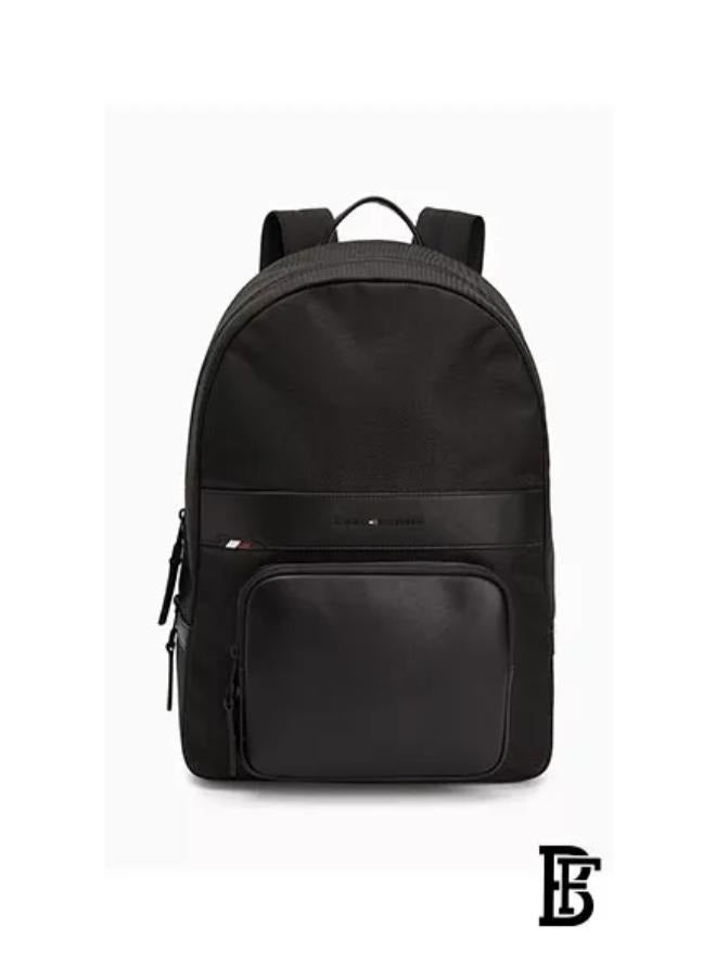 Tommy Hilfiger Plus Tommy Hilfiger Men’s Essential Backpack, Black menbag011  - Image 1