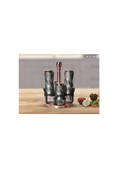 Spices set of 5 pieces, Oxford gray stainless steel, SS-OX-189 - pzsku/ZFC11DDAC16BEAC4E5061Z/45/_/1713456704/14396c3a-9b21-40b0-88e4-920e1352c64c