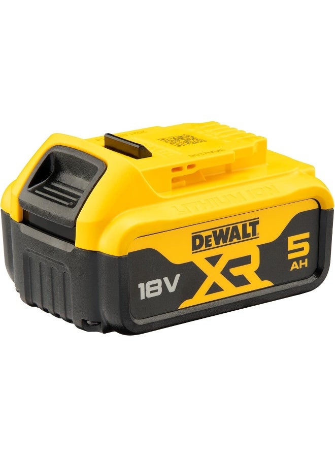 DEWALT Dcb184-18V 5Ah Xr Li-Ion Battery Pack  Black  Yellow - Image 1