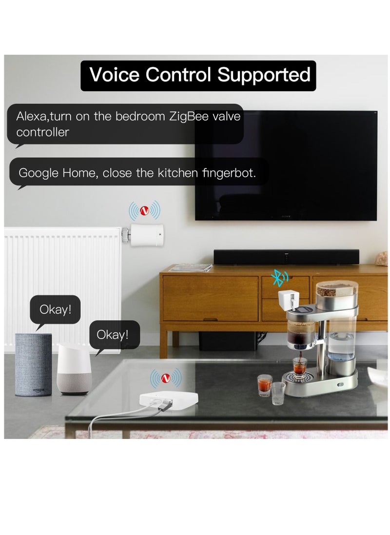 MOES - MOES Tuya Smart Wired Multi-mode Gateway ZigBee Bluetooth Mesh Hub Smart Life APP Voice Remote Control via Alexa Google Home - Image 1
