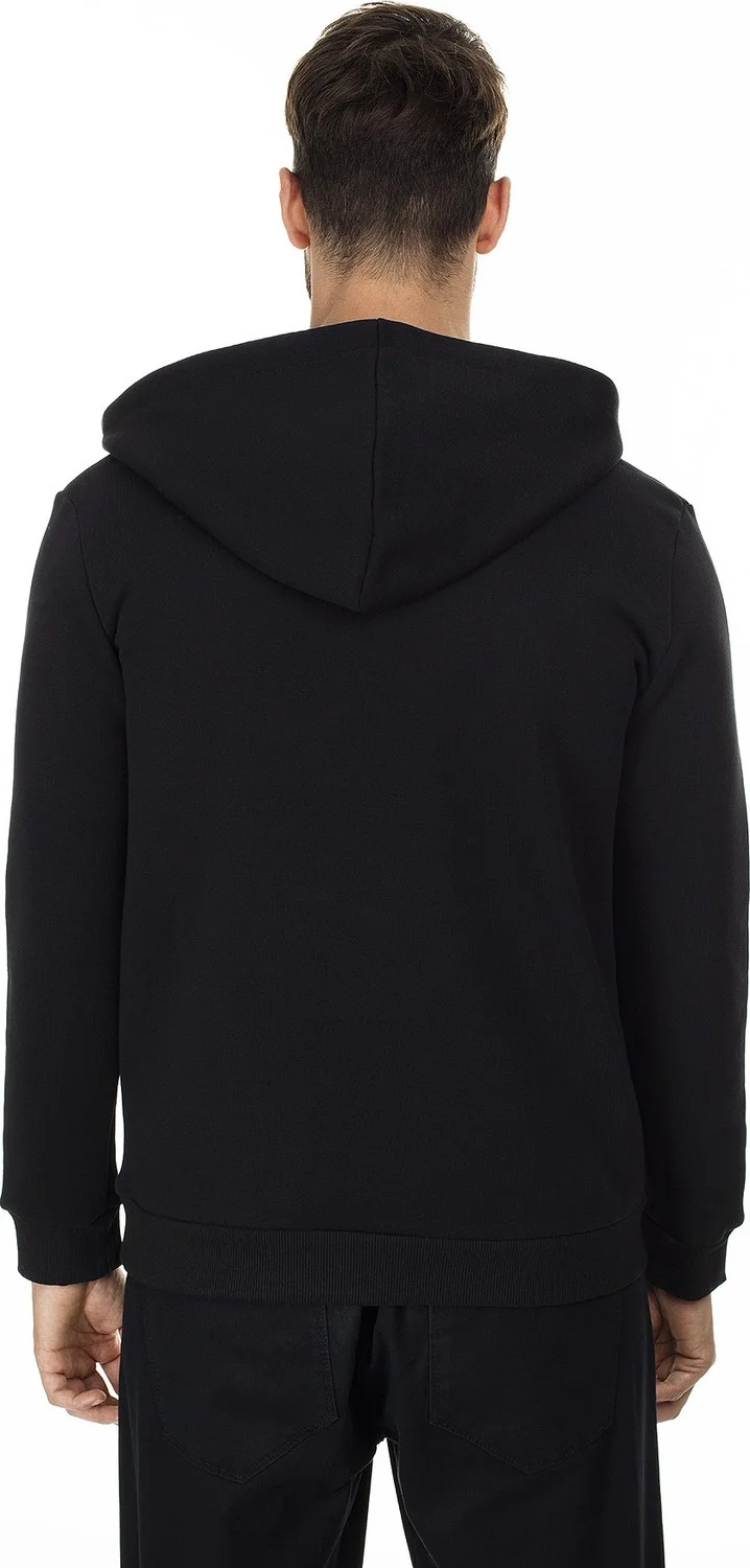 Buratti Kangaroo Pocket Zippered Hoodie Collar Slim Men's SWEAT 575707