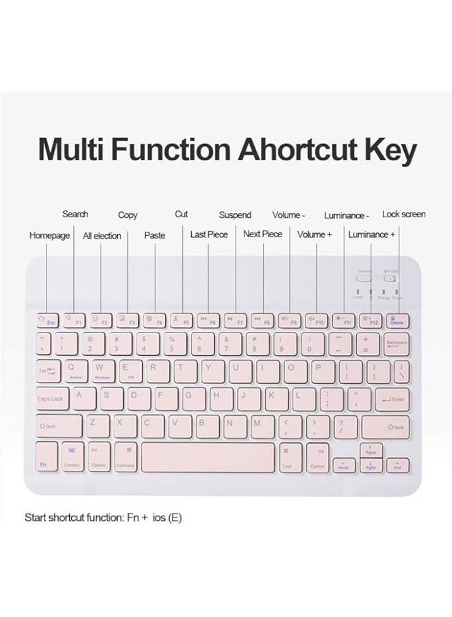 Wireless Keyboard Case Compatible with Xiaomi Mi Pad 6 / Pro 11 Inch 2023 Cover Pencil Holder,7-Color Backlit With Mouse  - Image 3