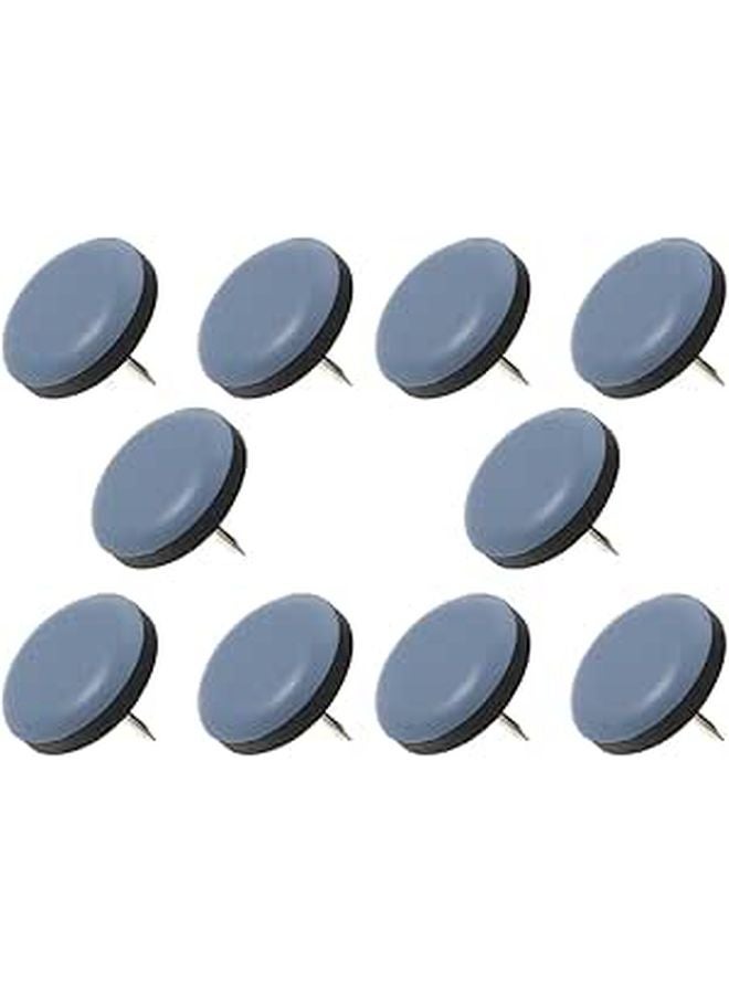 10Pcs 19mm Round Furniture Leg Pads Anti Slip Floor Protectors For Cabinet Table Chair Sofa - Image 1
