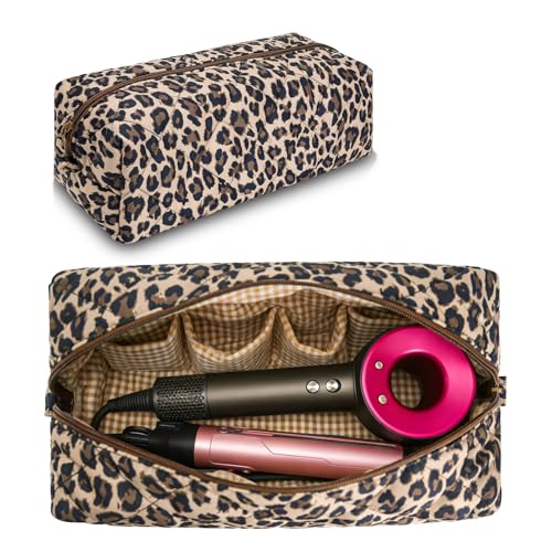 idoltimes Hair Tools Travel Bag, Quilted Hair Tools Organizer Compatible with Dyson Airwrap Styler - Image 1