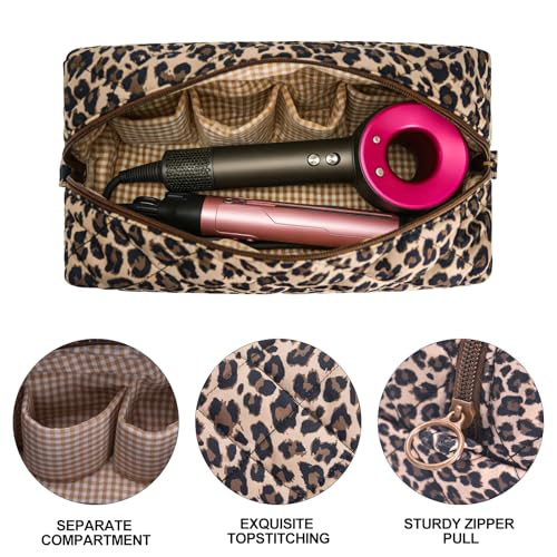 idoltimes Hair Tools Travel Bag, Quilted Hair Tools Organizer Compatible with Dyson Airwrap Styler - Image 4