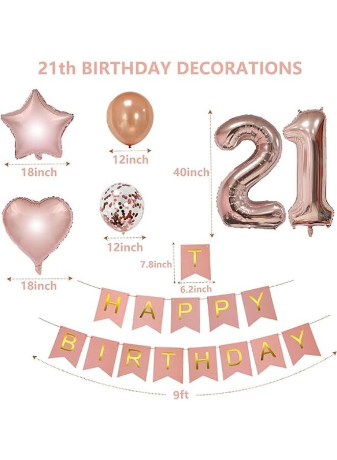زينة بالون عيد ميلاد 21 - Image 3