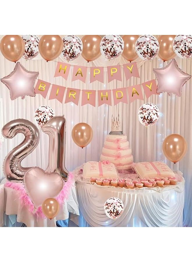 زينة بالون عيد ميلاد 21 - Image 4