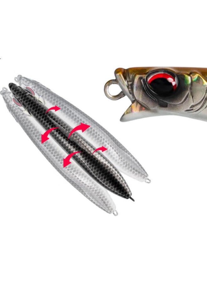 King Lure King Qiaoying Sinking Pencil, Long-Casting Artificial Bait, Freshwater Topmouth Culter Bait, Carp-Specific 20G/Ln06 - Image 1