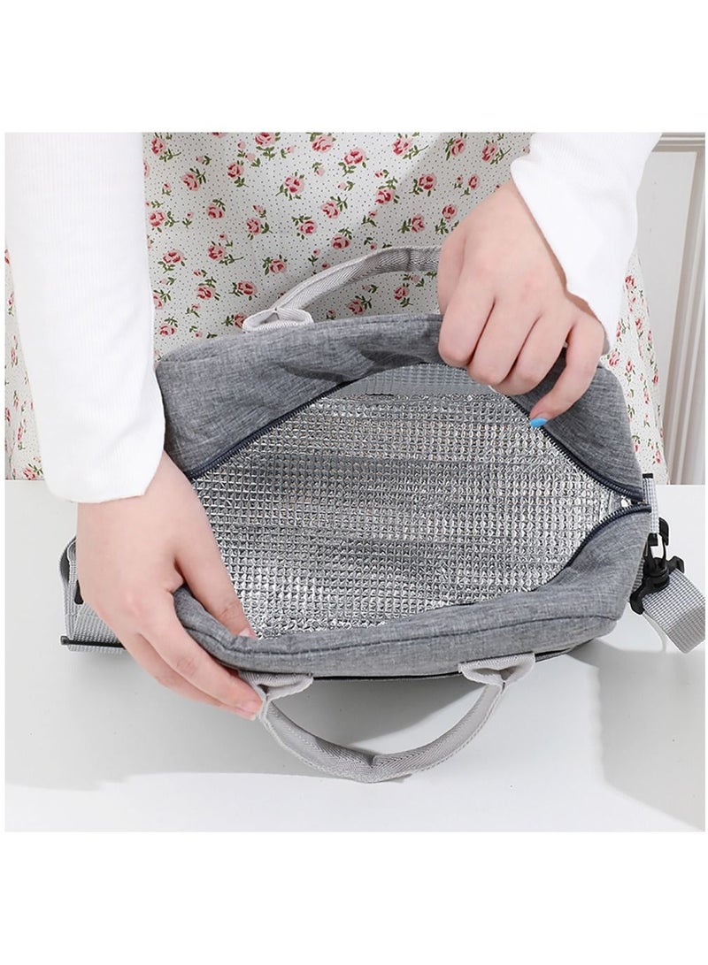 Eazy Kids Eazy Kids Insulated Lunch Bag- Grey - Image 3