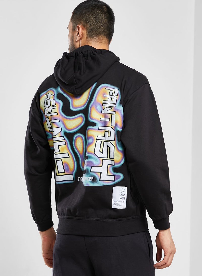 Blood Brother Never Alone Brain Hoodie - Image 2