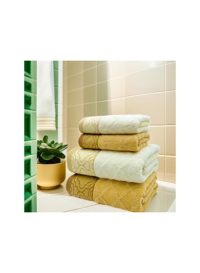 The Bros Soft and absorbent cotton thickened and quick drying luxury hotel bath towel set size 70 * 140cm environmentally friendly and durable bathroom daily home spa sports and travel (Mixed color) - Image 5